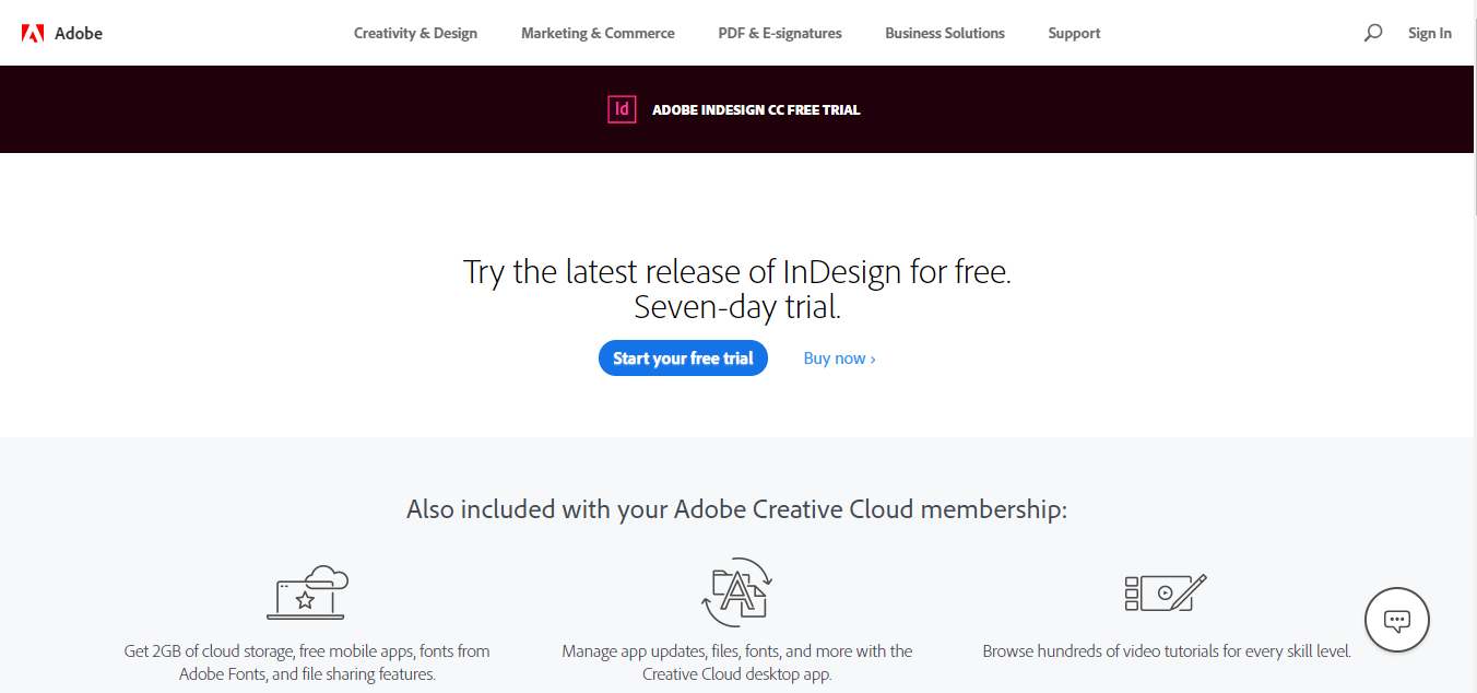 Adobe Indesign For Mac Trial