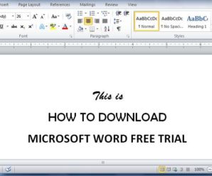 microsoft word free trial