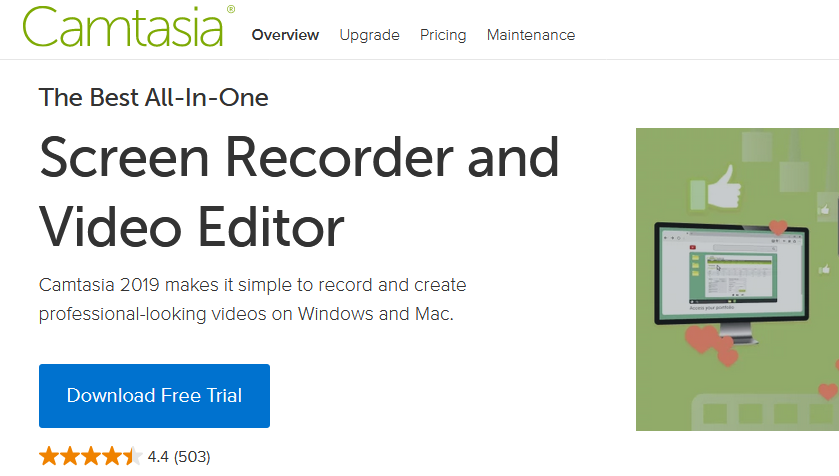 camtasia studio trial