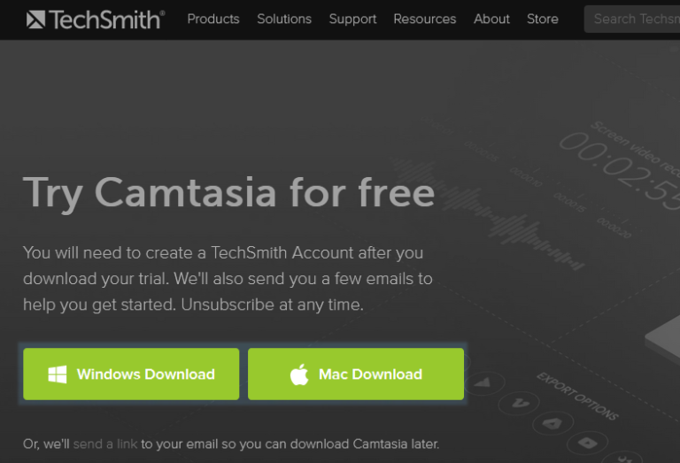 download the new for windows Camtasia 2023