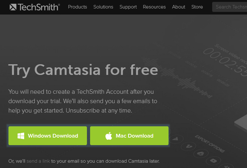Try Camtasia for Windows or Mac