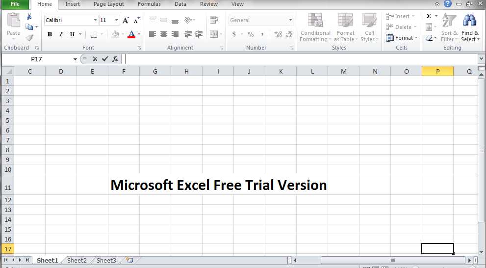 excel for mac trial