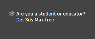 3ds max free for students