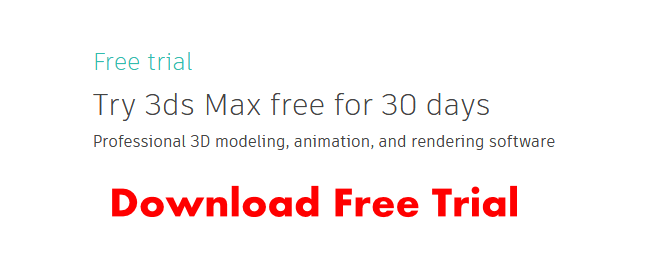 3ds max 2018 download trial