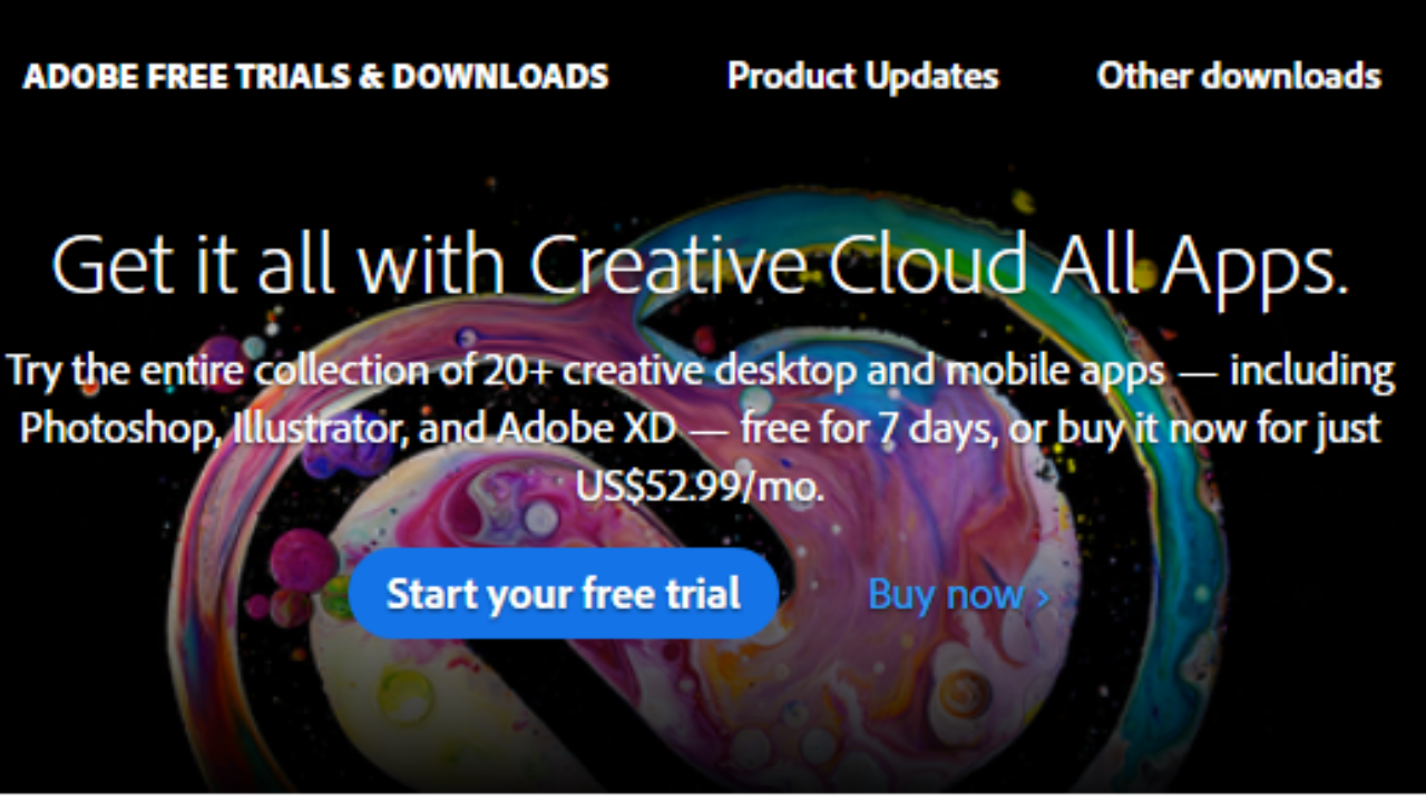 adobe creative suite free downloads