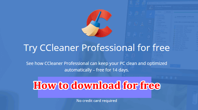ccleaner professional download trial