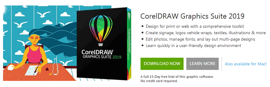 Downloading Coreldraw free trial