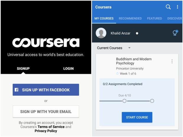 coursera free trial