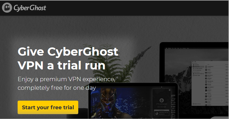 cyberghost 1 day trial