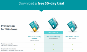 eset trial version download