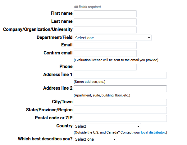 Fill the Stata free trial form