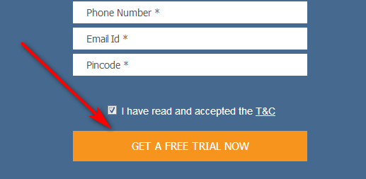 Tally free trial sign up