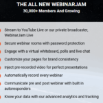 WebinarJam free trial features