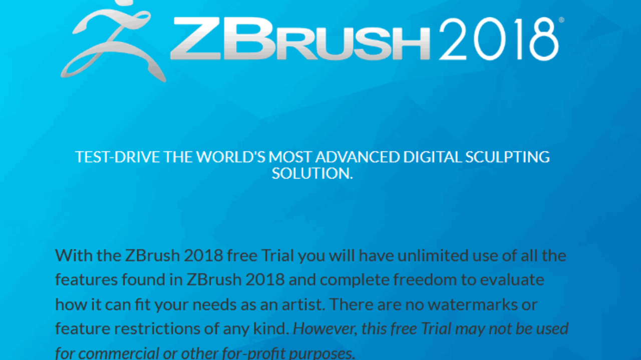 zbrush 4r8 free trial