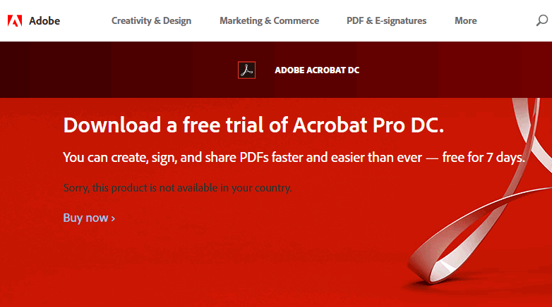 adobe pdf editor free trial