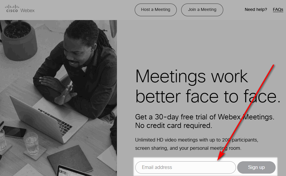 Webex free trial