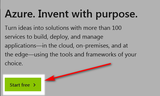 Start Azure Free