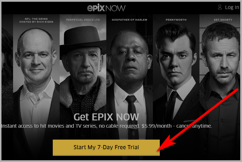 Epix free trial signup