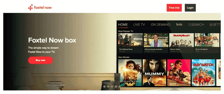 Foxtel Now Free Movies
