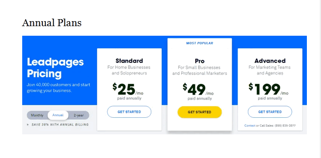 Pricing Plans